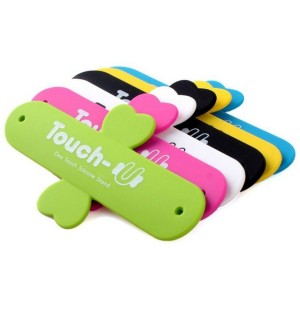 Cute Touch U Silicone Stand Mobile Phone Holder Mount For iPhone Samsung 10pieces